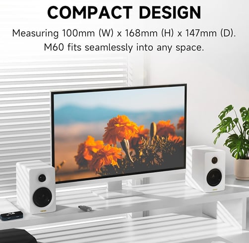 Parlante Edifier M60 – Bluetooth – Blanco — vista 3
