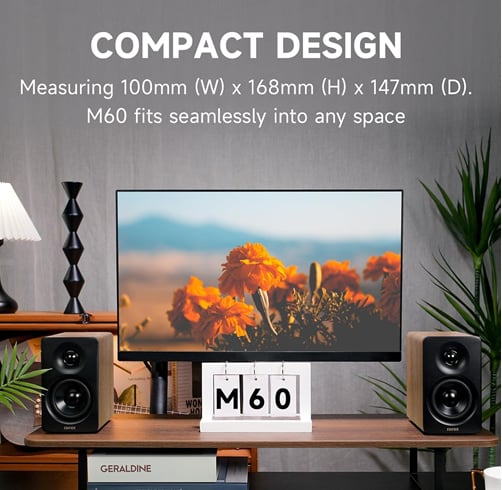 Parlante Edifier M60 – Bluetooth – Oak — vista 3