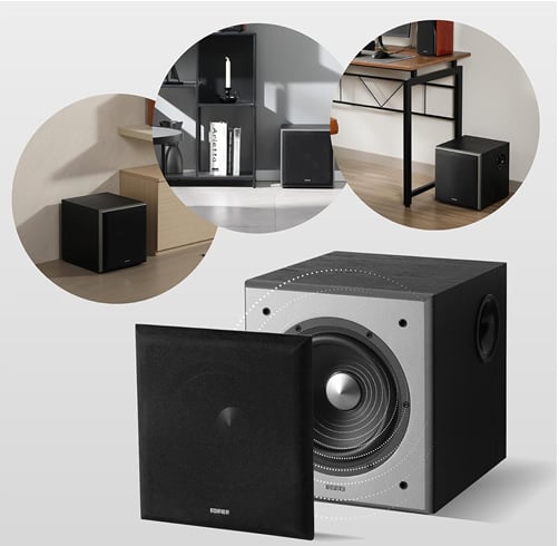 Subwoofer Edifier T5 – Negro — vista 3