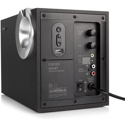 Parlante Edifier M206BT – Bluetooth – Negro — vista 3