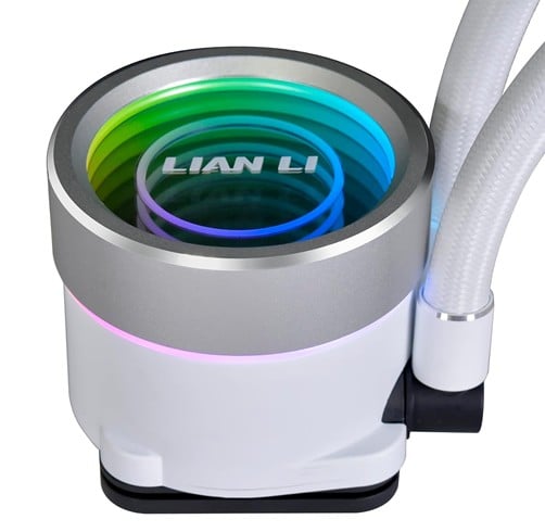 Lian Li GA II Trinity SL-INF 240 – Blanco — vista 3