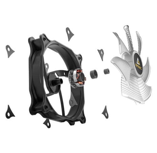 Antec Neon F12 Racing-Negro-3 Pack — vista 3