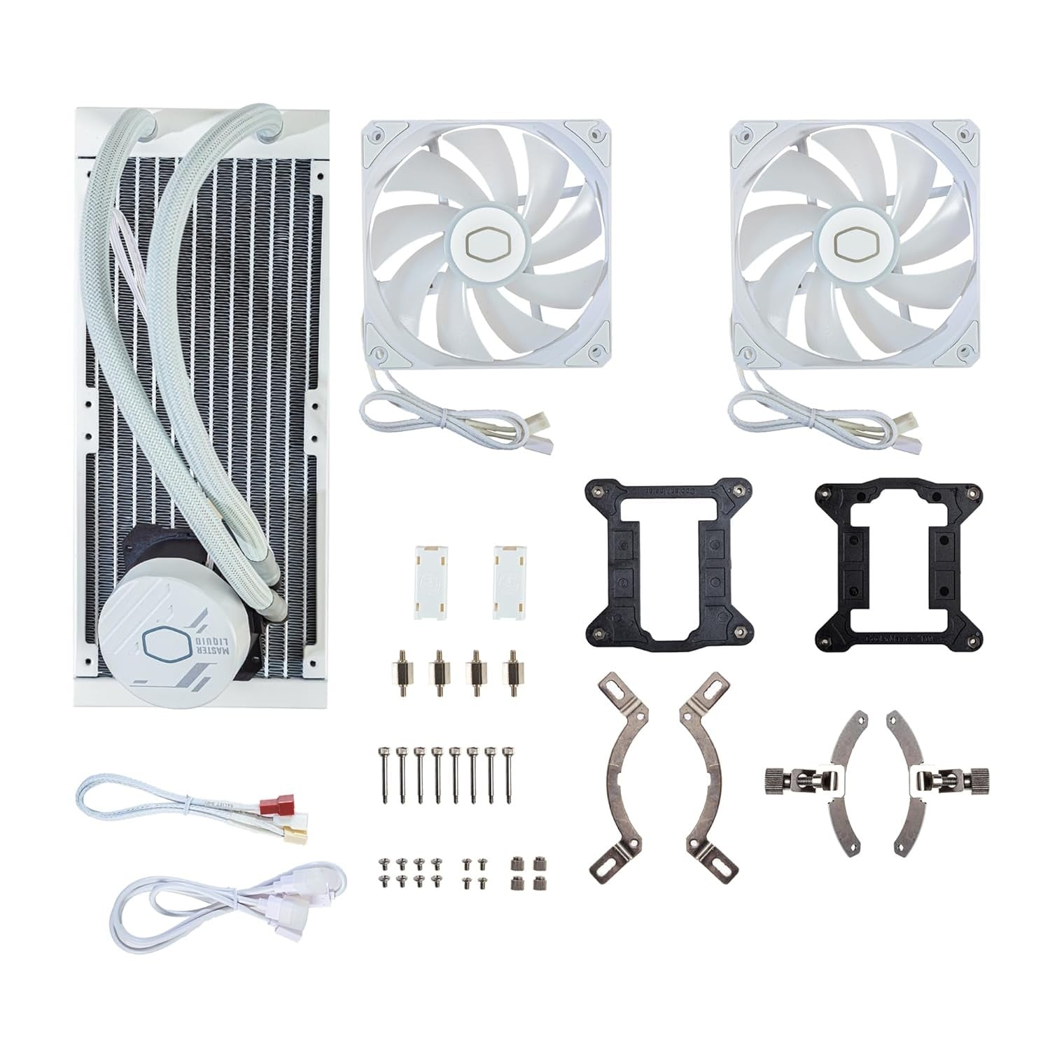 Cooler Master Master Liquid 240L Core ARGB – Blanco — vista 2