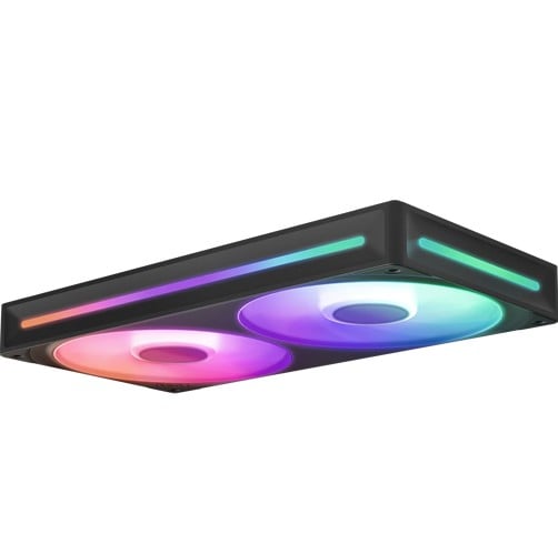 NZXT F240 RGB Core (Single Frame) – Negro — vista 3