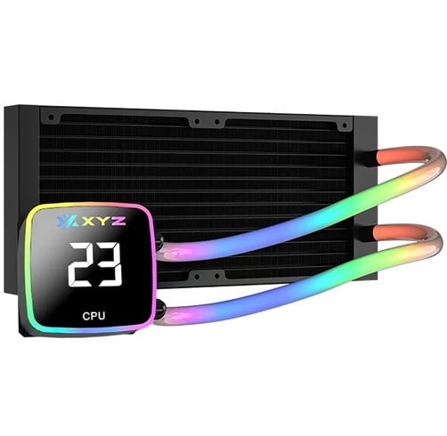XYZ Aquapulse Fusion 240mm A-RGB Light – Negro — vista 2