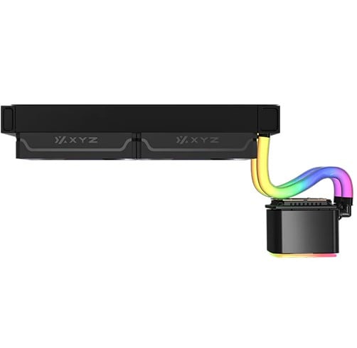 XYZ Aquapulse Fusion 240mm A-RGB Light – Negro — vista 3
