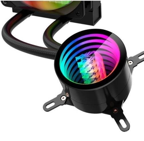 Redragon CCW-1020 ARGB – 240mm – Negro — vista 2