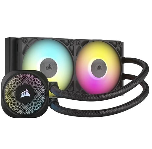 Corsair ICue Link Titan 240 RX RGB – Negro — vista 2