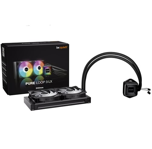 Be Quiet Pure Loop 3 LX – 240mm – RGB – Negro — vista 2