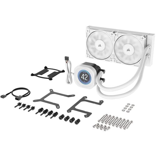 Corsair Nautilus 240 RS LCD – Blanco — vista 2