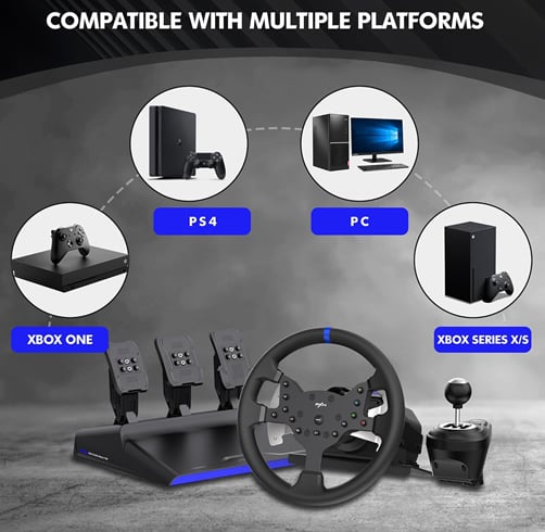 Volante PXN V99 – Force FeedBack — vista 2