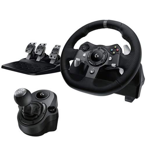 Combo Volante Logitech G920 Driving Force + Shifter