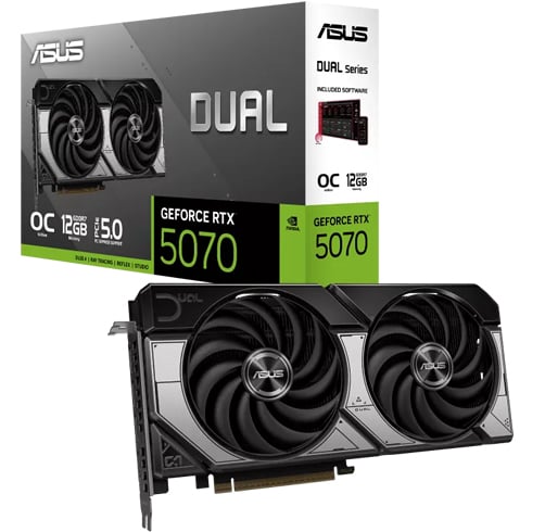 Asus Dual Nvidia RTX 5070 OC – 12GB