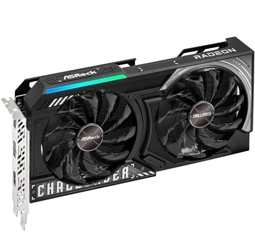 Kit AsRock Challenger AMD Radeon RX9060 XT 16GB + Redragon Diti K585 — vista 3