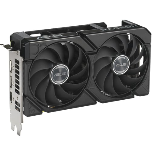 Kit Asus Dual AMD Radeon RX 9060 XT 16 GB + Redragon Diti K585 — vista 2