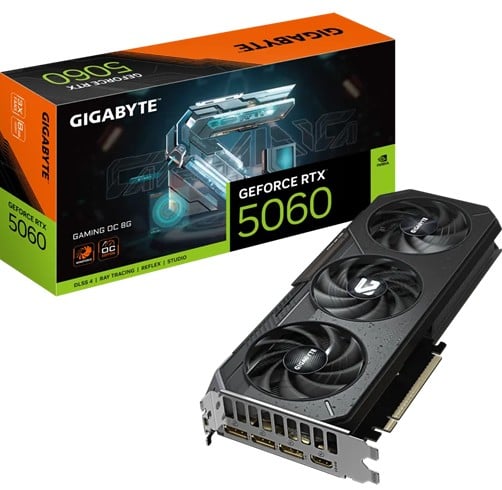 Kit Gigabyte RTX 5060 – OC – 8GB + Redragon Diti K585
