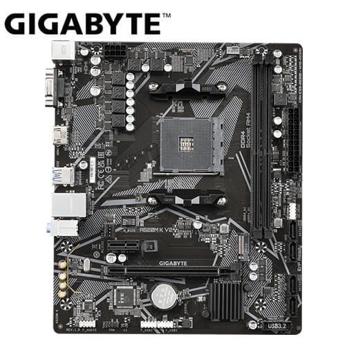 Gigabyte A520M K V2 — vista 2