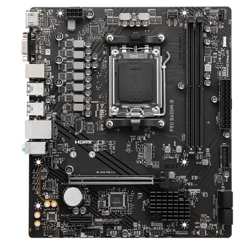 MSI Pro B650M-B — vista 2