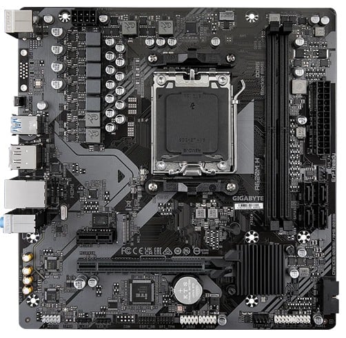 Gigabyte A620M H — vista 2