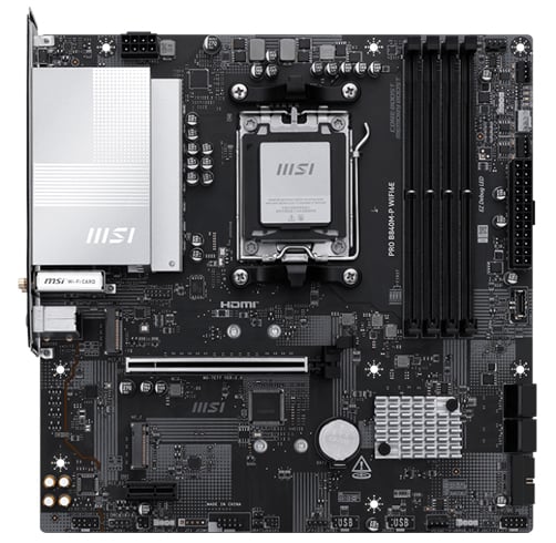 MSI B840M-P WIFI6E – DDR5 — vista 2