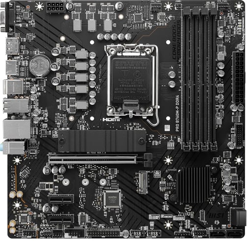 MSI Pro B760M-P – DDR4 — vista 2