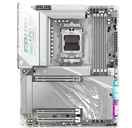 Gigabyte X870E Aorus Elite X3D Ice – Wifi 7 — vista 2