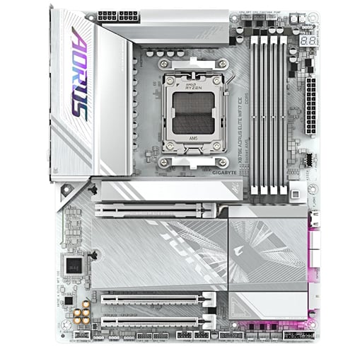 Gigabyte Aorus X870E Aorus Elite – Wifi 7 — vista 2
