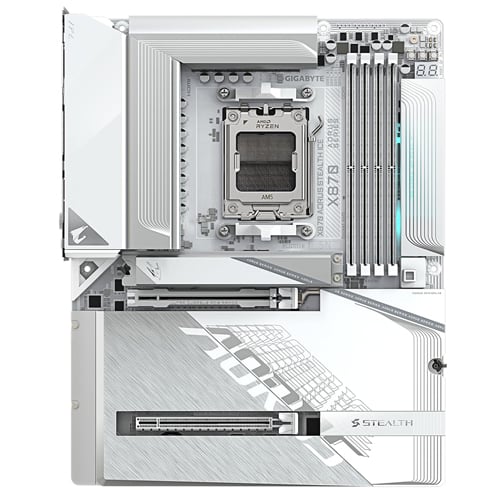 Gigabyte X870 Aorus Stealth Ice – Wifi 7 — vista 3