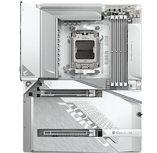 Gigabyte B850 Aorus Stealth Ice – Wifi 7 — vista 3