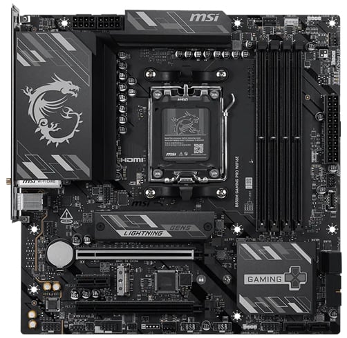 MSI B850M Gaming Pro Wifi 6E — vista 2