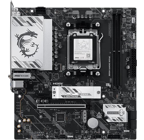MSI B850M Gaming Wifi 6E — vista 2