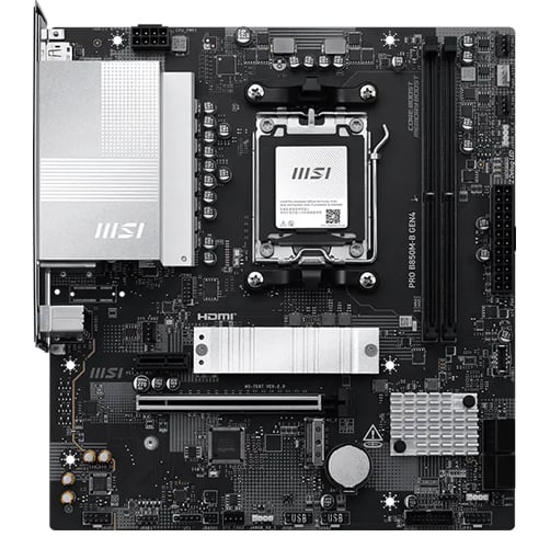 MSI Pro B850M-B Gen4 — vista 2