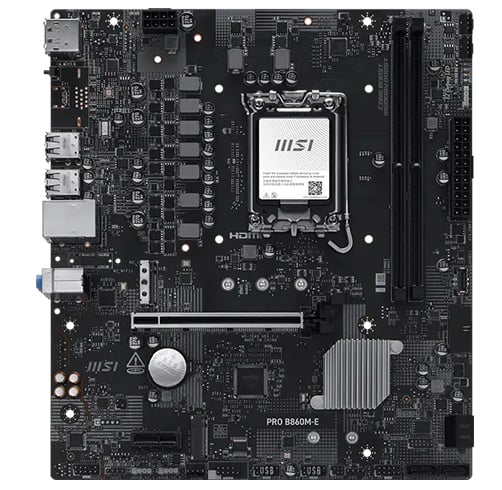MSI Pro B860M-E — vista 2