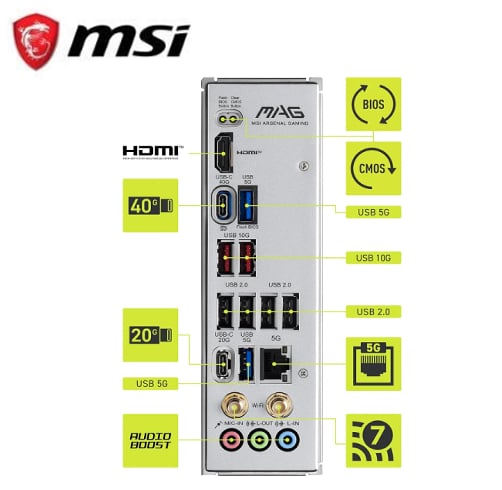 MSI MAG X870E Gaming Max WIFI – AM5 – DDR5 — vista 2
