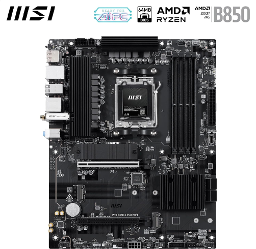 MSI Pro B850-S Evo — vista 3
