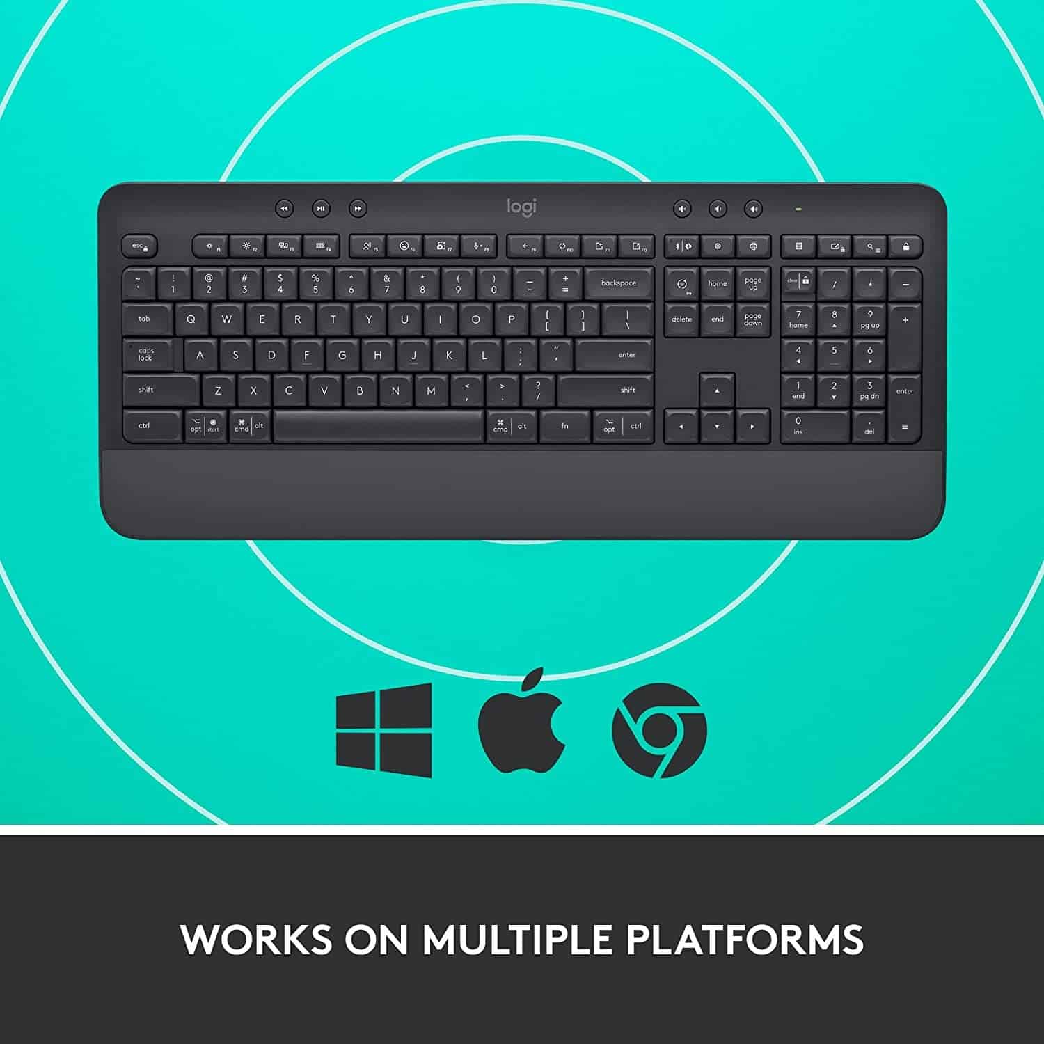 Logitech Signature K650 Bluetooth – Inglés — vista 3