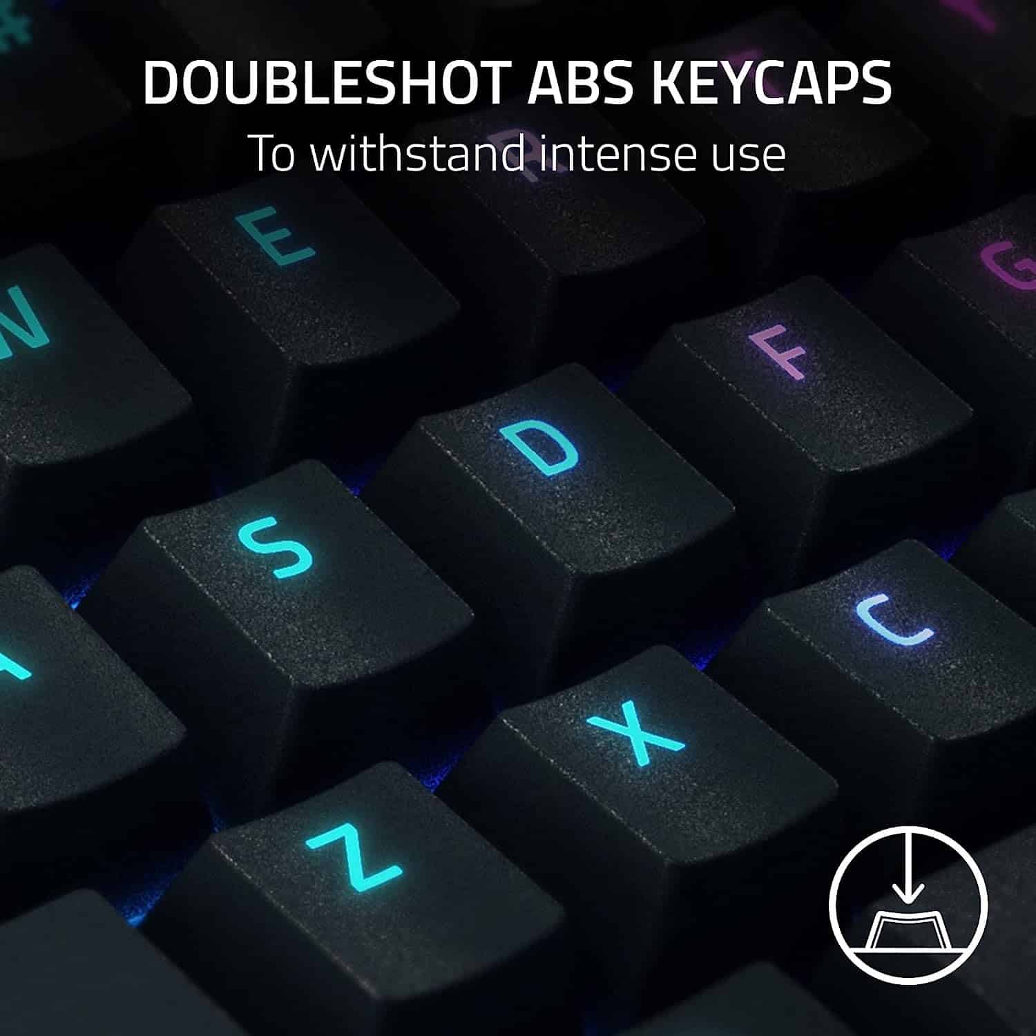 Razer BlackWidow V4 Pro – Ingles – Switch Yellow — vista 3
