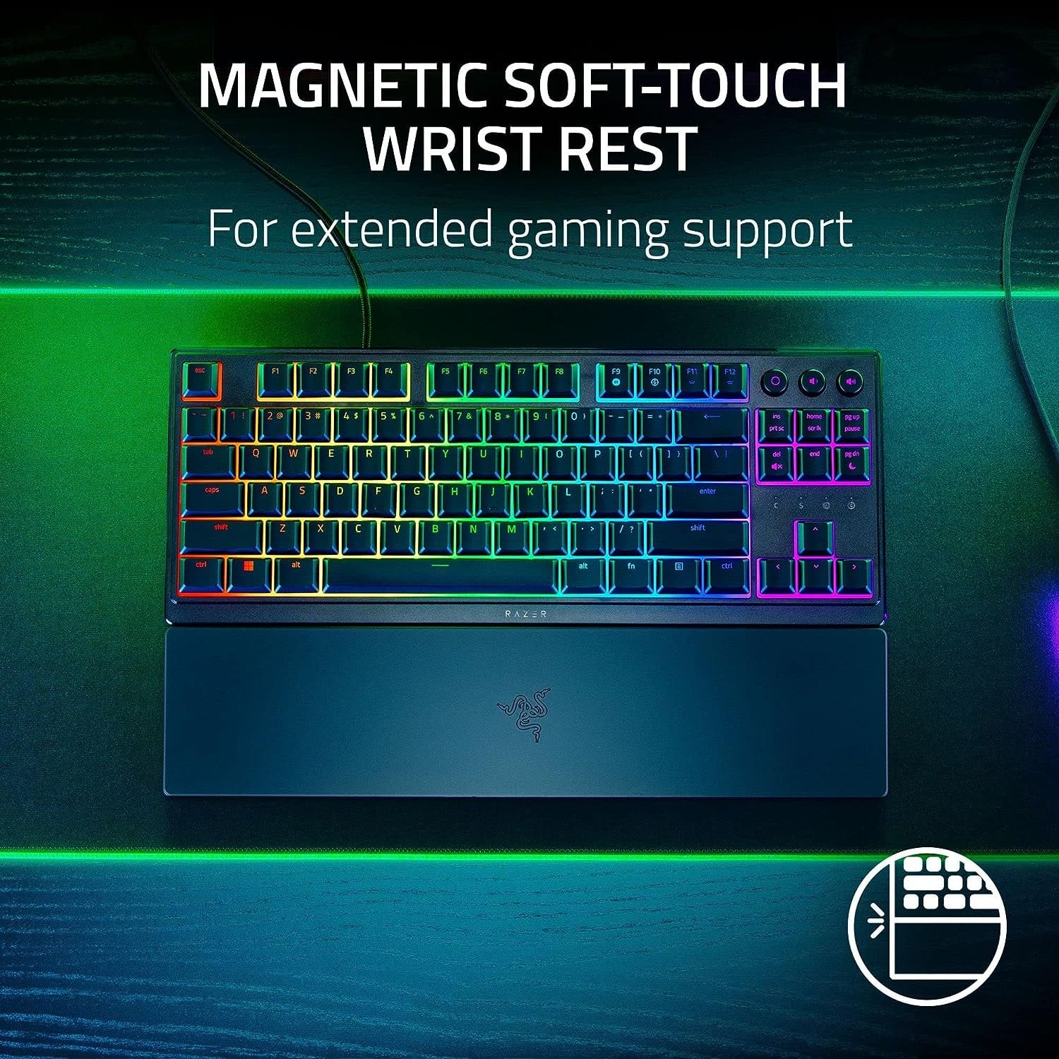 Razer Ornata V3 Tkl – Ingles — vista 3