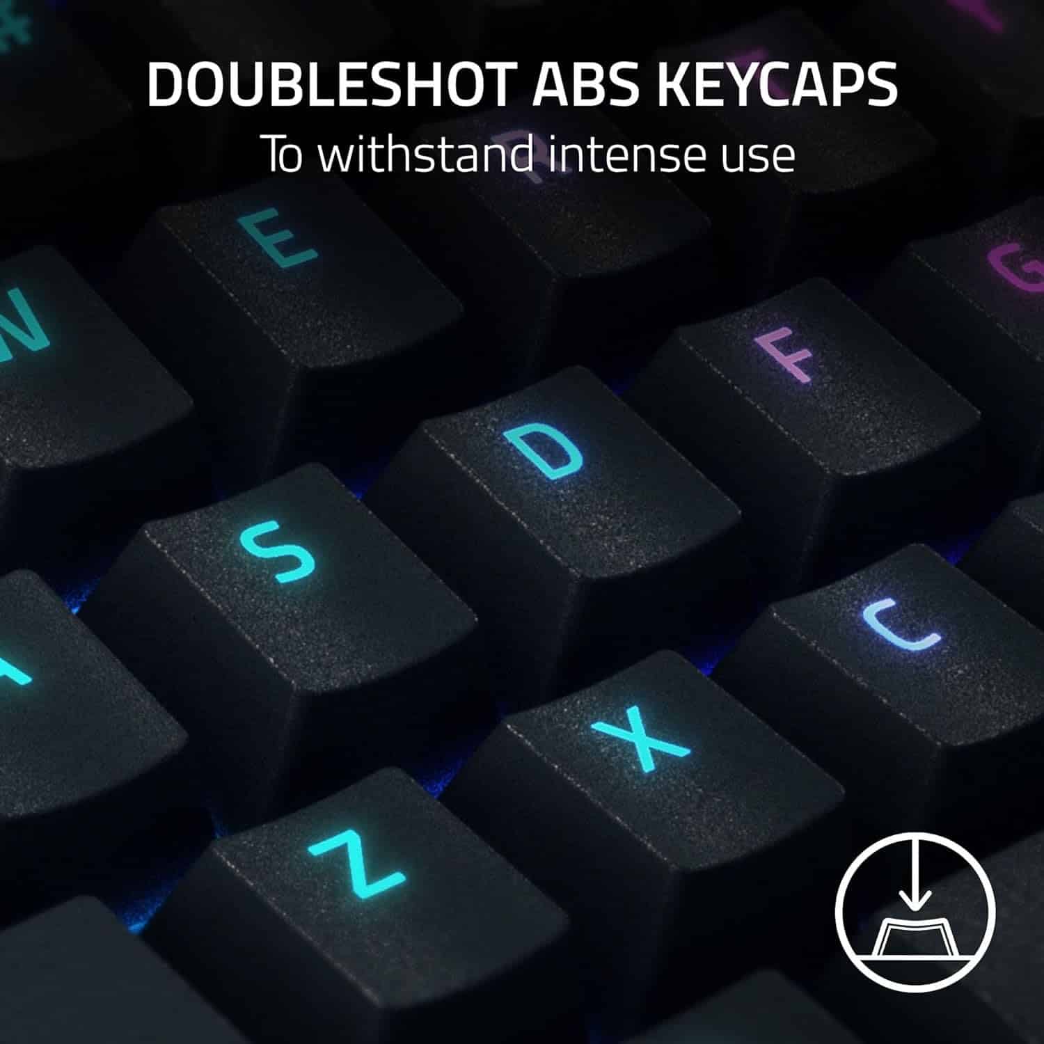 Razer BlackWidow V4 X — vista 3