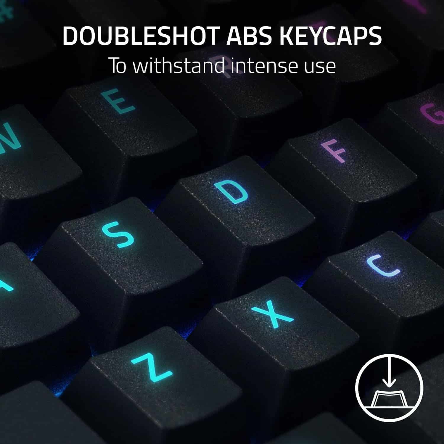 Razer BlackWidow V4 – Ingles – Switch Yellow — vista 3