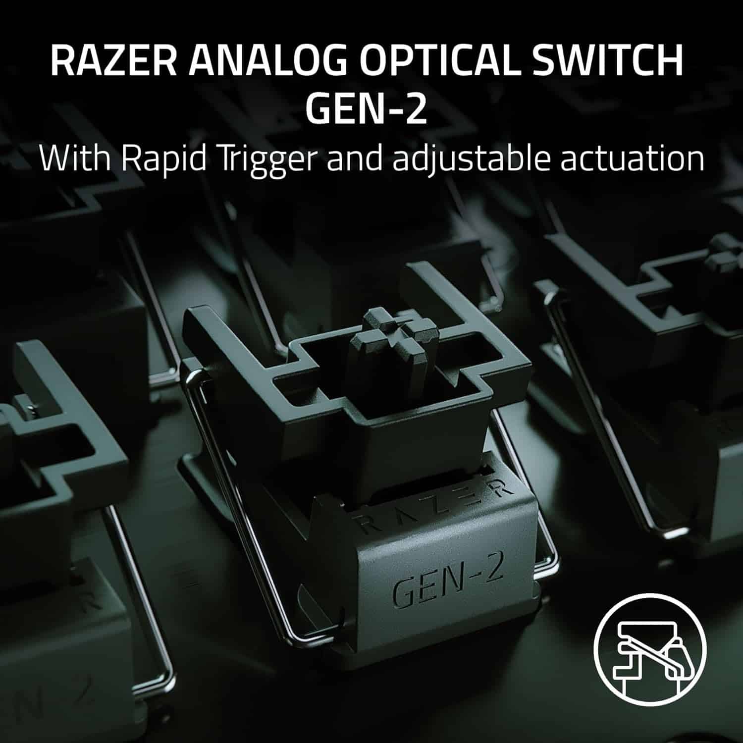 Razer Huntsman V3 Pro Mini – 60% – Ingles – Esports – Analog Optical — vista 3