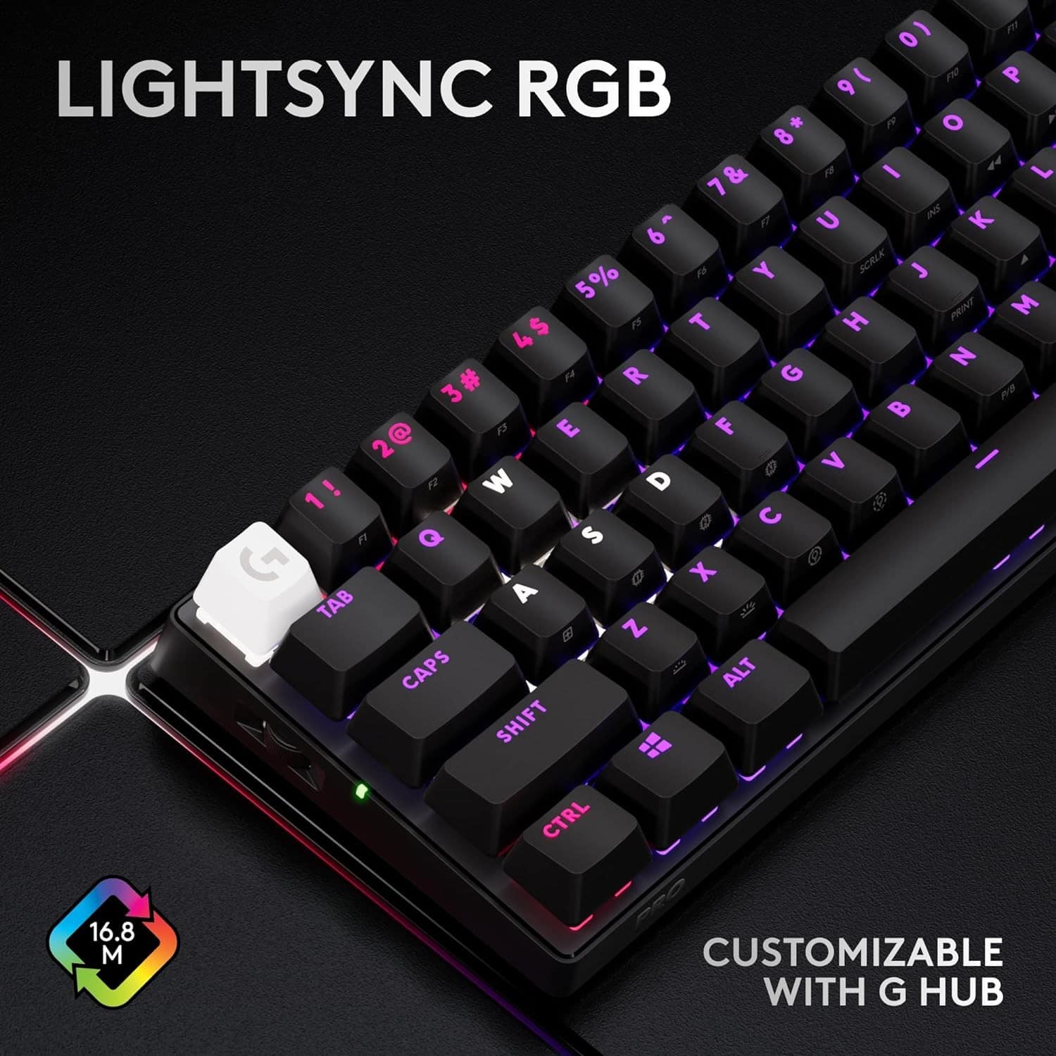 Logitech Pro X 60 Lightspeed GX Optical Tactile — vista 2