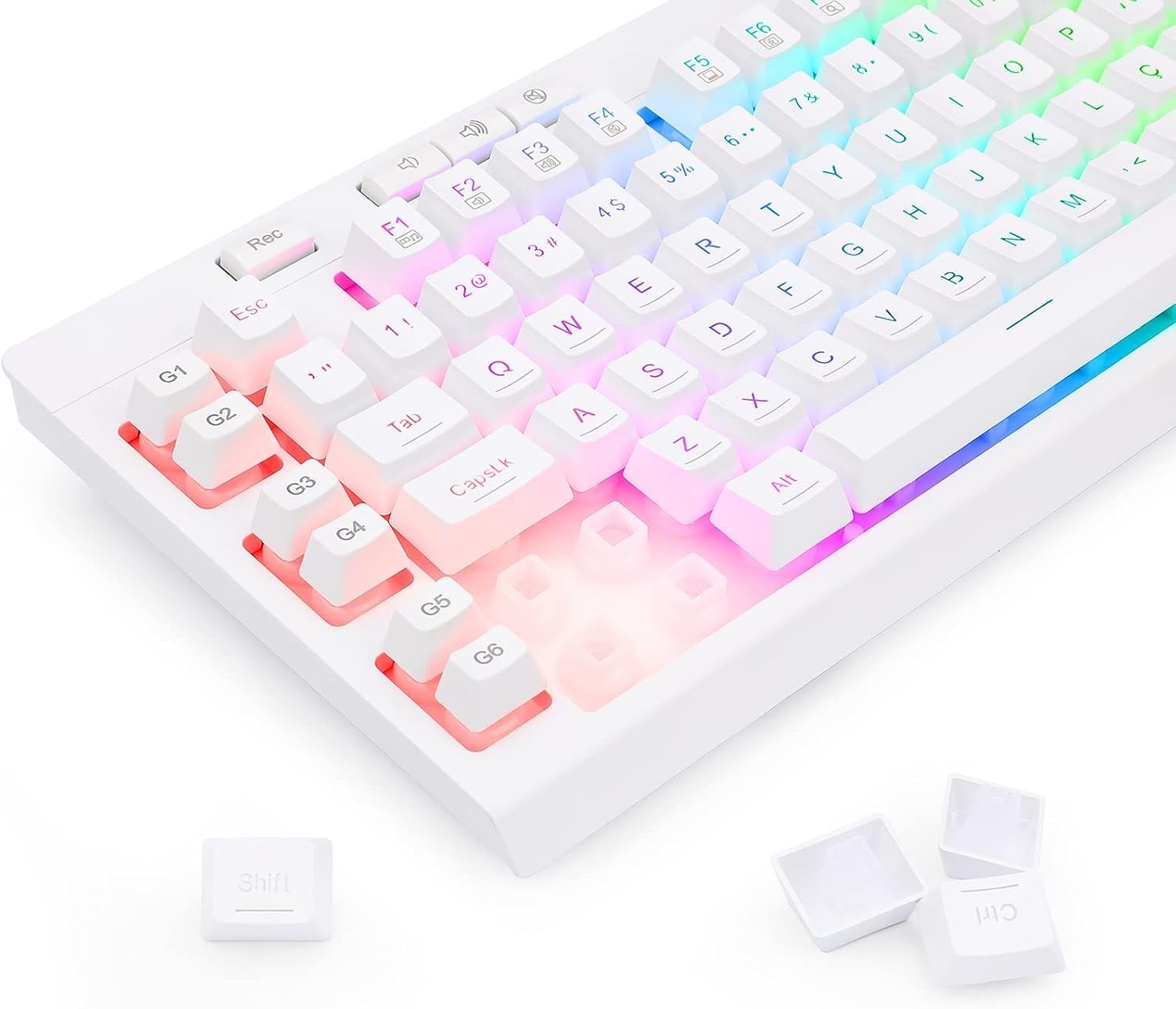 Redragon Shiva – Blanco — vista 3