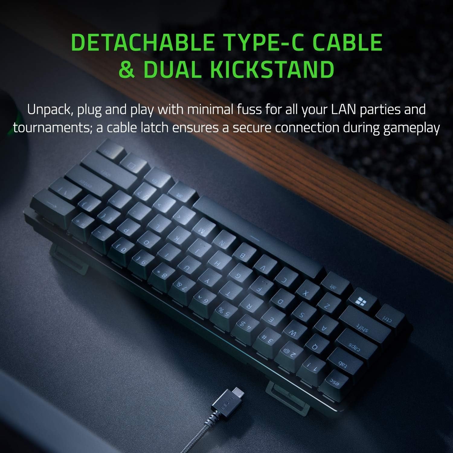 Razer Huntsman Mini (60%) – Switch Linear Español — vista 2