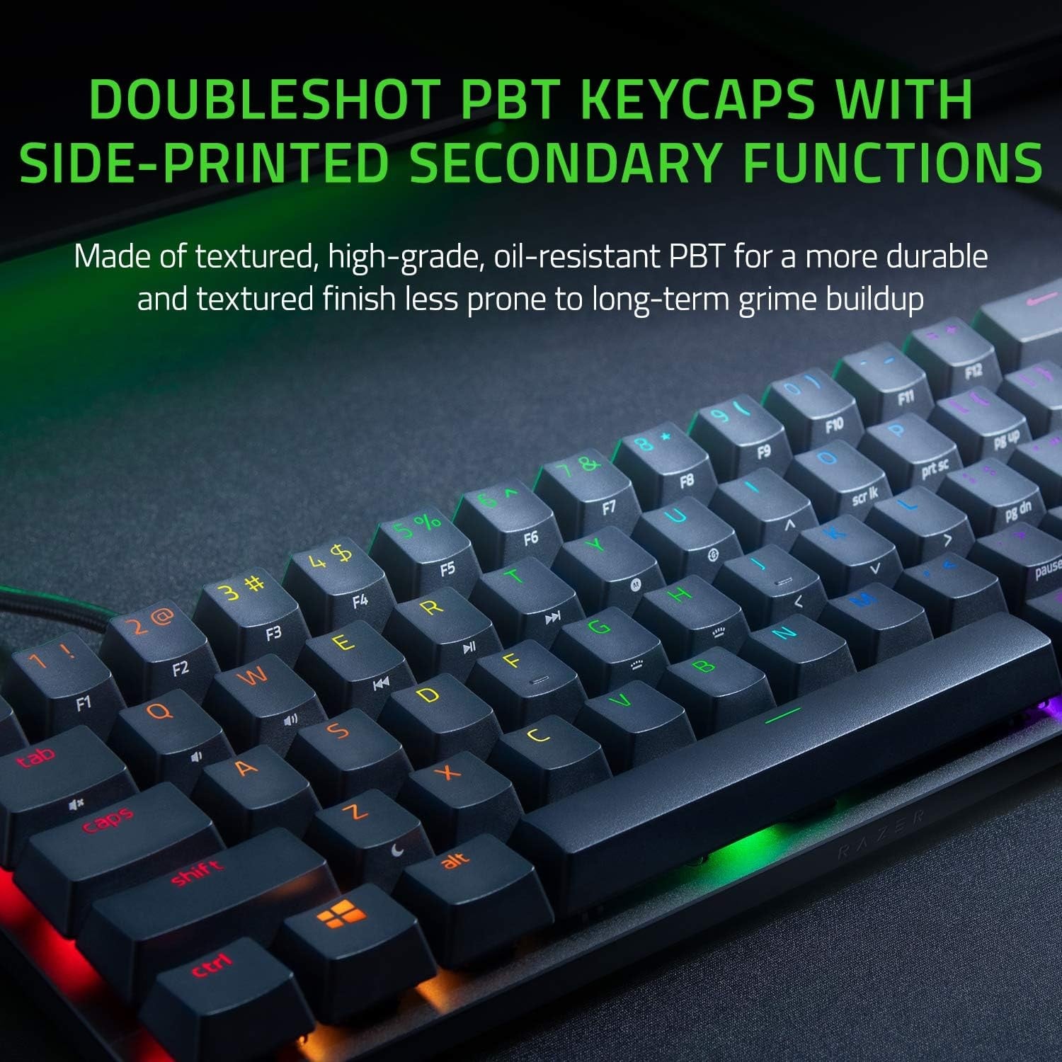 Razer Huntsman Mini (60%) – Switch Linear Español — vista 3