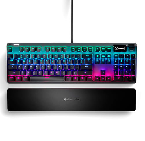 SteelSeries Apex 7 – Red Linear – Ingles — vista 3