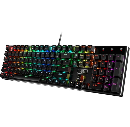 Redragon Devarajas – Chroma RGB Dust Proof Red – Negro