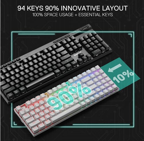 Redragon Nephrite Pro – RGB – Blanco — vista 3
