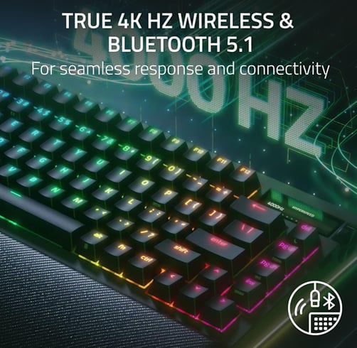 Razer BlackWidow V4 Pro 75% – Negro — vista 3
