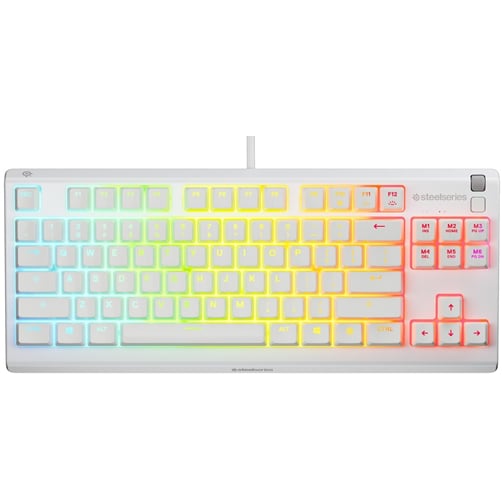 SteelSeries Apex 3 TKL – Blanco — vista 3
